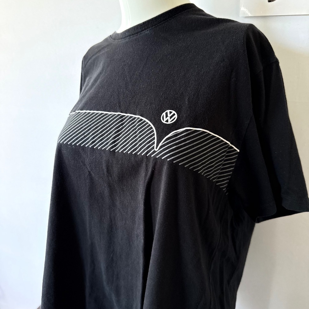 Volkswagen T-Shirt Graphic Automotive Logo Black Large